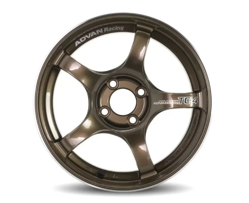 Advan TC4 15x8 +38 4-100 Umber Bronze Metallic And Ring *Min Order Qty of 20* - YAD5G35AUAR