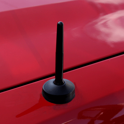 UPR - Billet 3.5" Shorty Antenna Black (fits 79-09 Ford Mustang) UPR - 1752-07 for 1979-2009 Ford Mustang