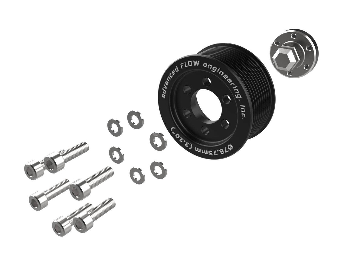 aFe 15-23 Dodge Challenger / 15-23 Dodge Charger SRT Hellcat 3.10in Supercharger Power Pulley Kit - 79-10006