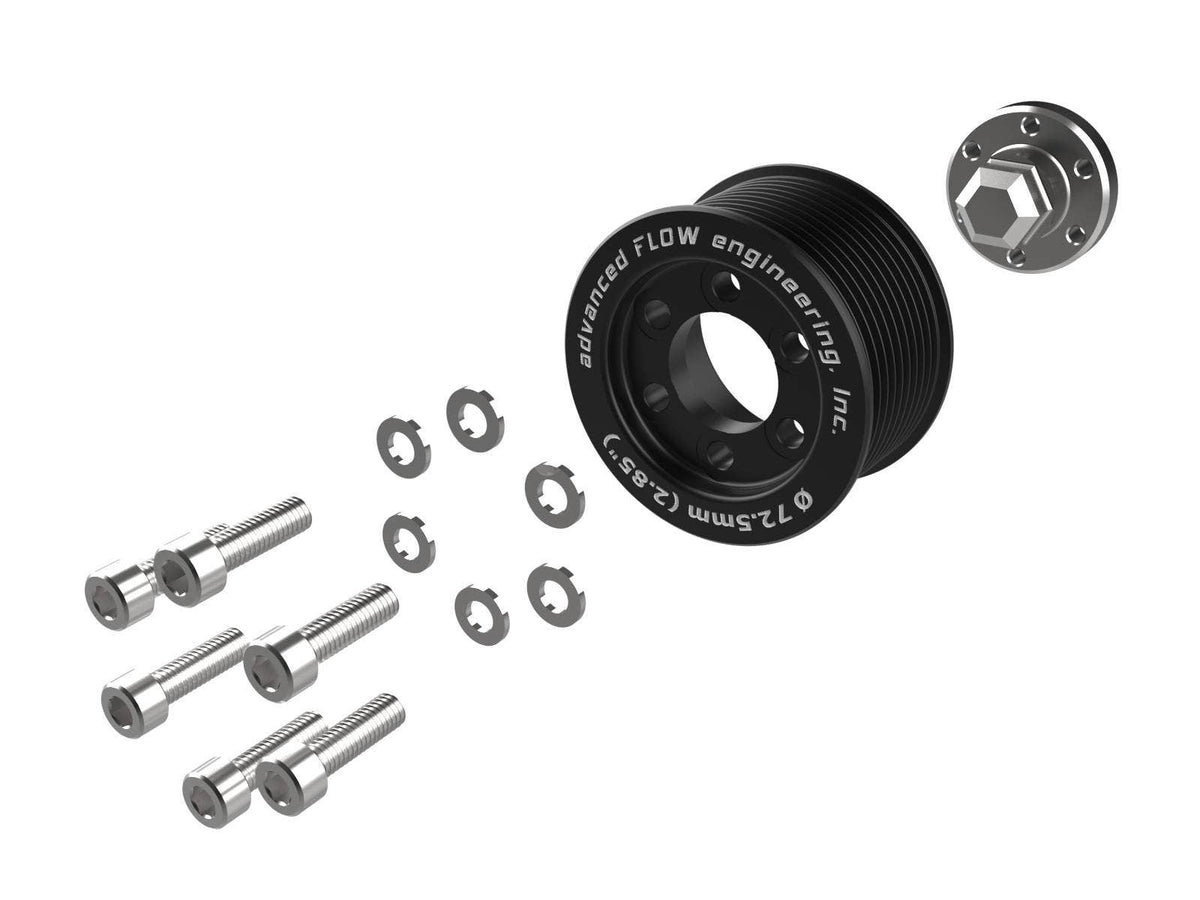 aFe 15-23 Dodge Challenger / 15-23 Dodge Charger SRT Hellcat 2.85in Supercharger Power Pulley Kit - 79-10007