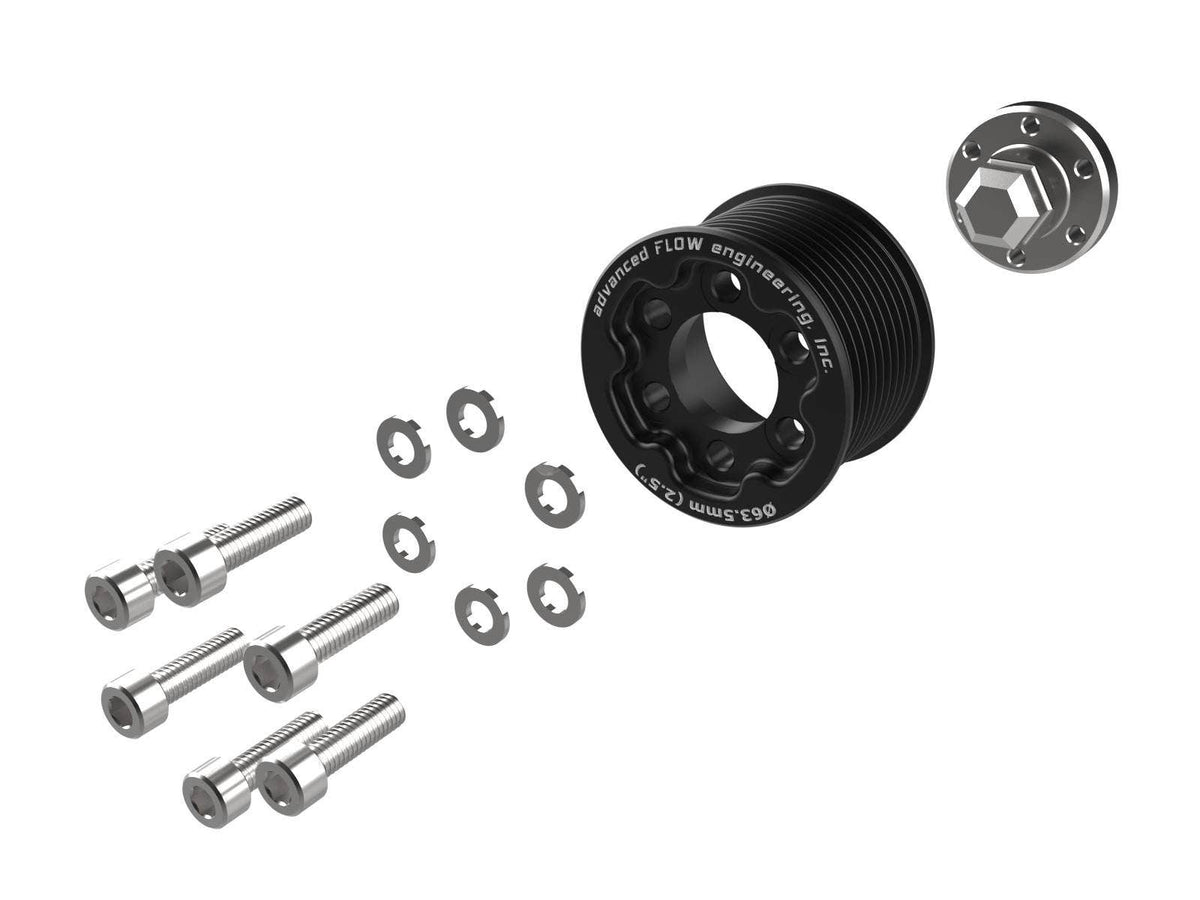 aFe 15-23 Dodge Challenger / 15-23 Dodge Charger SRT Hellcat 2.50in Supercharger Power Pulley Kit - 79-10009