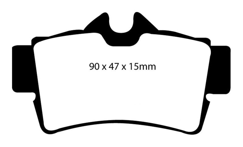 EBC 94-98 Ford Mustang 3.8 Bluestuff Rear Brake Pads - DP51156/2NDX