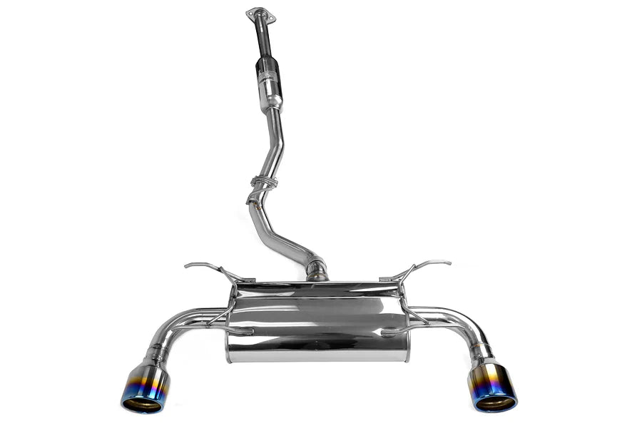 Invidia Subaru BRZ / Scion FRS Q300 w/ Rolled Titanium Tips Cat- Back Exhaust (Blue Edge)