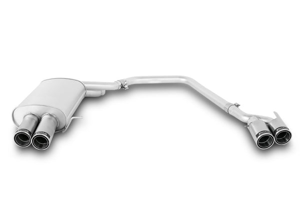 Remus 2010 BMW 5 Series F10 Sedan/F11 Touring 2.0L (N47D20C/N57D30A) Axle Back Exhaust - 087612 1584C by Remus