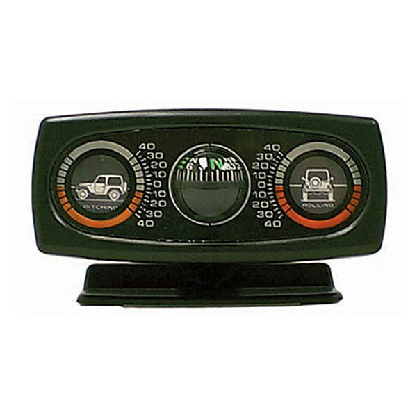 Rampage 1999-2019 Universal Clinometer With Compass - Black - 791006