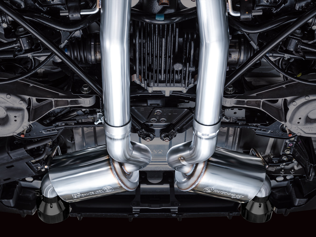 AWE 2023 Nissan Z RZ34 RWD Touring Edition Catback Exhaust System w/ Diamond Black Tips - 3015-33400
