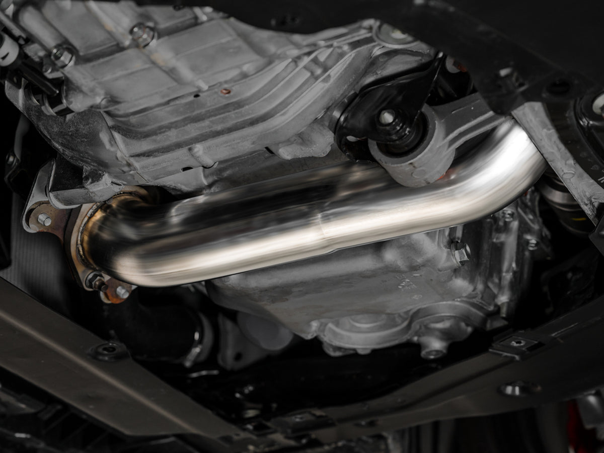 AWE Tuning 2024 Acura Integra Type S DE5 FWD Track Edition Exhaust w/ Triple Diamond Black Tips - 3020-53335