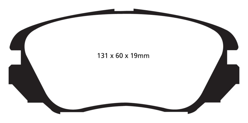 EBC 10+ Buick Allure (Canada) 3.0 Redstuff Front Brake Pads - DP32013C