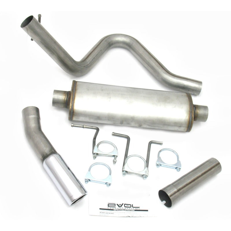JBA 99-05 Ford Excursion 5.4L/6.8L 409SS Pass Side Single Exit Cat-Back Exhaust - 40-2501