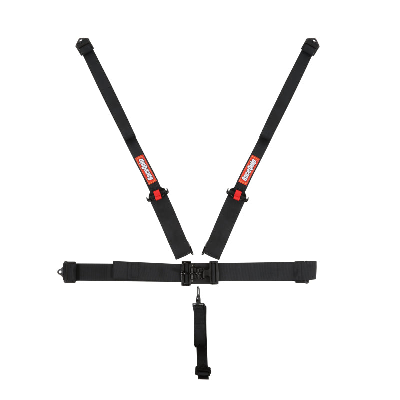 RaceQuip Black L & L 5pt HNR Seat Belt - 717007RQP