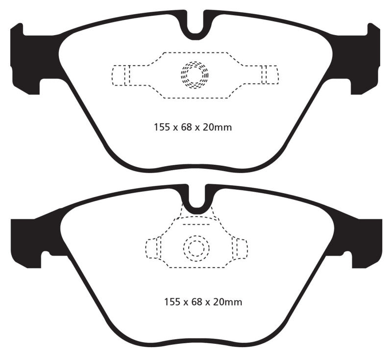 EBC 11+ BMW Z4 3.0 Twin Turbo iS (E89) Yellowstuff Front Brake Pads - DP42006R