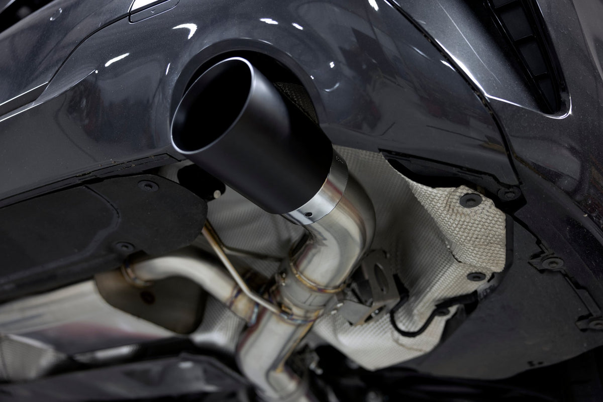 Dinan - Valved Axle-Back Exhaust - 2019-2024 BMW 330i/430i - D660-0091-BLK