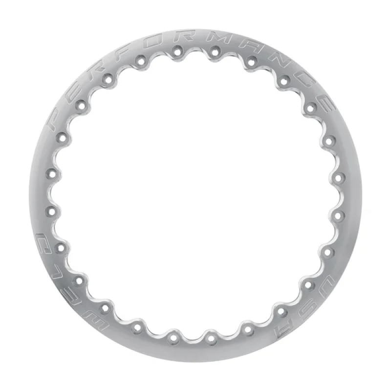 Weld Performance RF 17in Beadlock Ring A - Gloss Machined - 10SBLRA17GMC