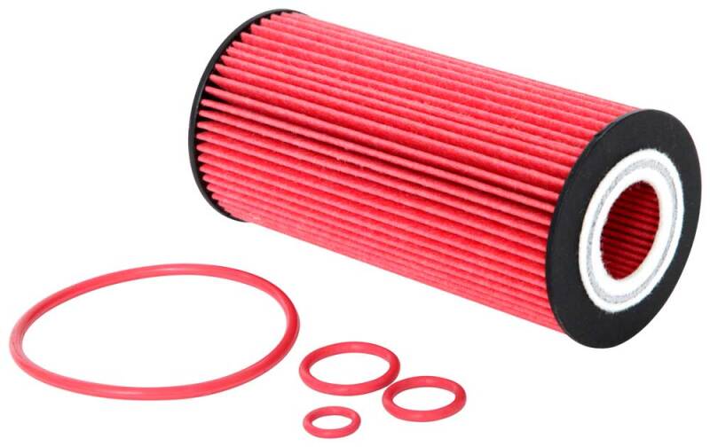 K&N Performance Oil Filter for 04-15 Mercedes Benz - HP-7033 for 2003-2017 Mercedes Benz S Class - front view