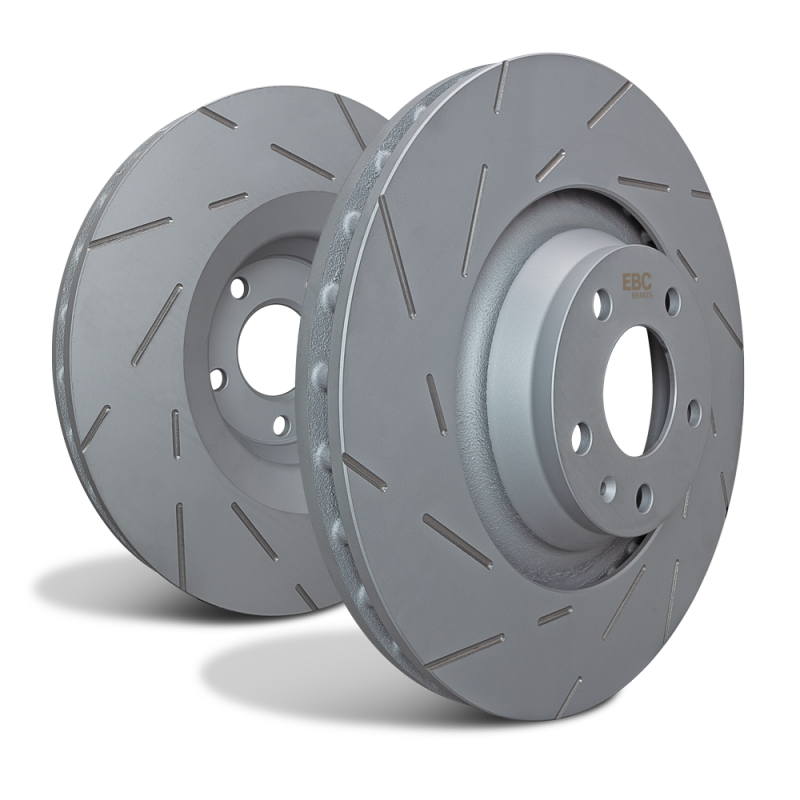 EBC 2020+ Genesis GV80 2.5T (w/2 Piston Front Caliper) Front USR Slotted Rotors - USR7895