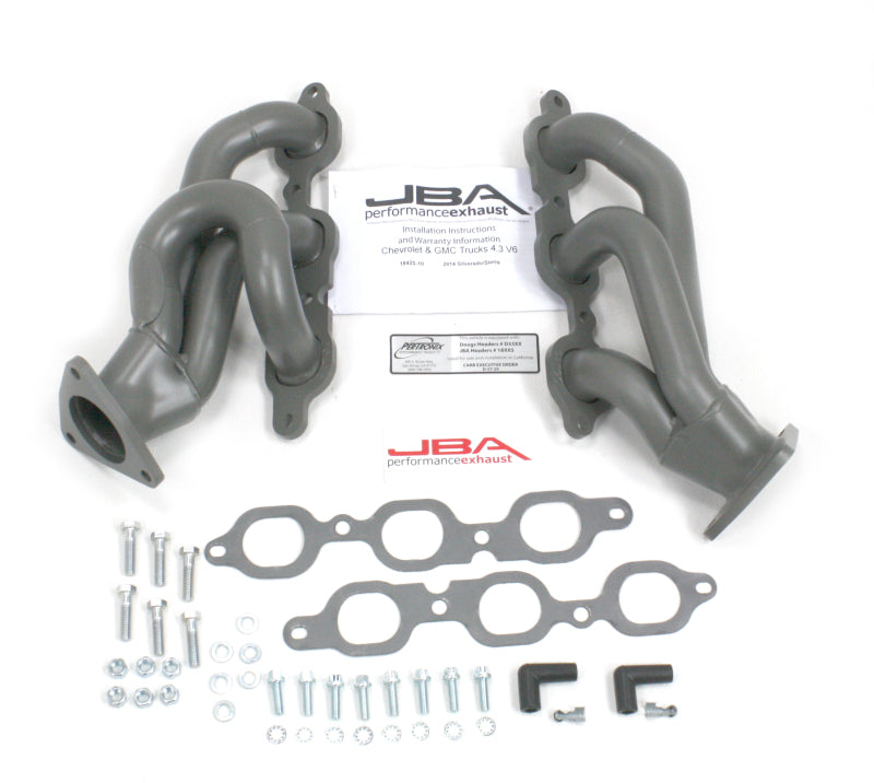 JBA 14-20 GM Truck 4.3L V6 1-5/8in Primary Ti Ctd Cat4Ward Header - 1842S-10JT