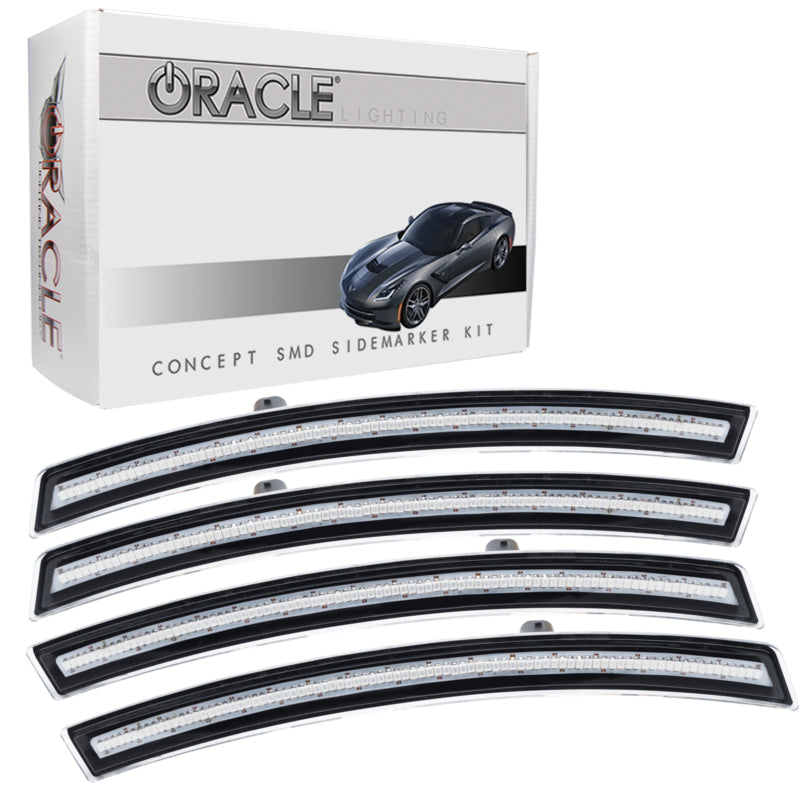 Oracle Chevrolet Corvette C7 Concept Sidemarker Set - Clear - No Paint SEE WARRANTY - 2392-019