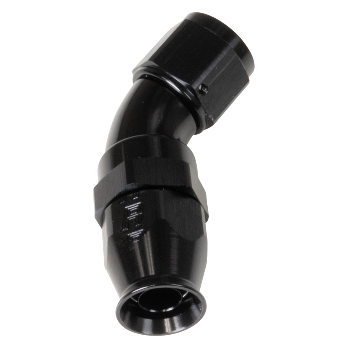 Russell Black 45 -8 Pro Ptfe Hose End - 550583 - front view