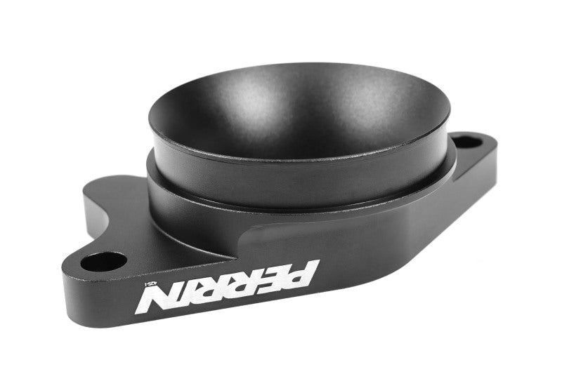 Perrin 2022+ Subaru WRX Black 3in Turbo Inlet Hose w/ Nozzle - PSP-INT-425BK