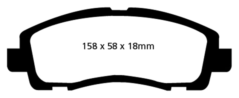 EBC 09-14 Acura TL 3.5 Ultimax2 Front Brake Pads - UD1102