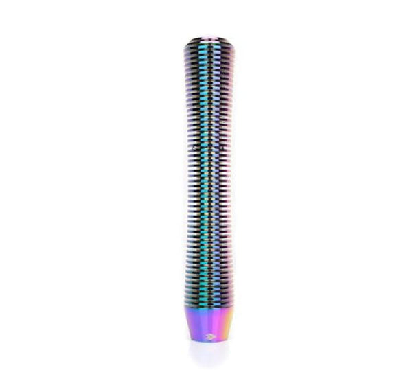 NRG Shift Knob Heat Sink Curved Long Neo Chrome - SK-710MC - front view