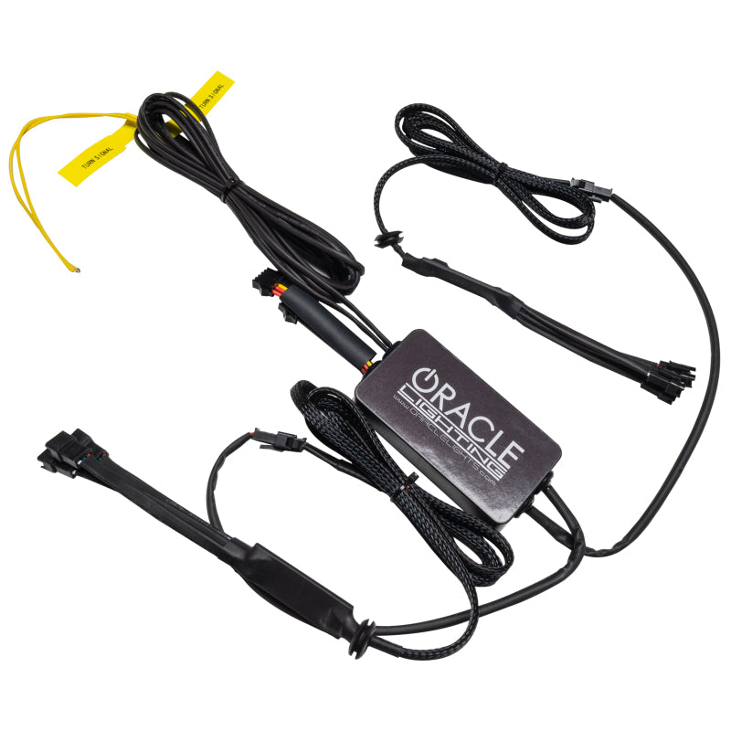 Oracle 15-17 Ford Mustang V6/GT/Shelby Dynamic DRL  w/ Halo Kit - ColorSHIFT - Dynamic SEE WARRANTY - 1335-332