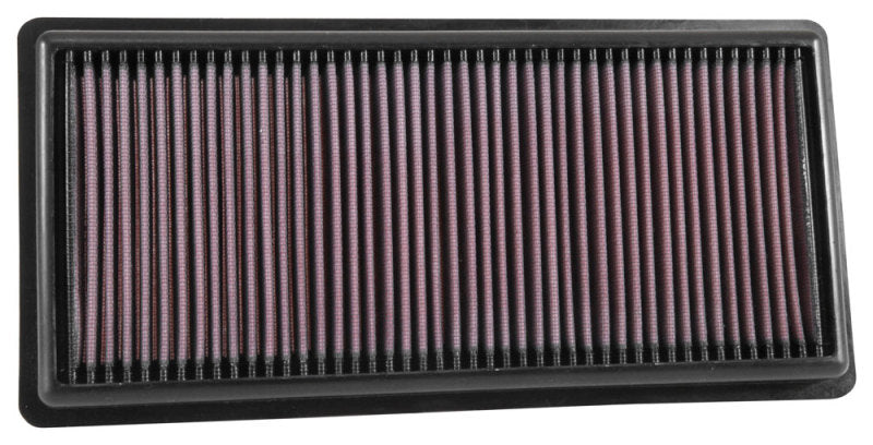 K&N 2016 Cadillac CT6 L4-2.0L F/I Replacement Drop In Air Filter - 33-5052 for 2016-2019 Cadillac CT6 - front view