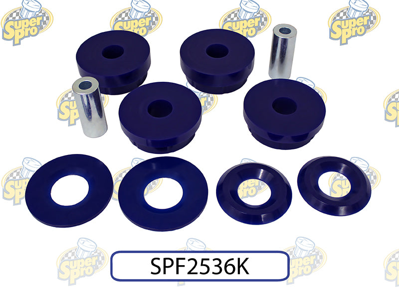 SuperPro - Rear Trailing Arm Front Bushing Kit - SPF2536K for 2000-2006 Audi TT Quattro - front view