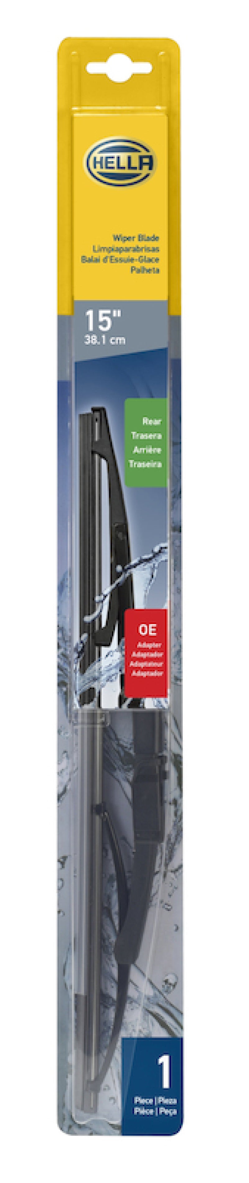 Hella Wiper Blade 15In Rear Oe Conn Sngl - 9XW398115015T
