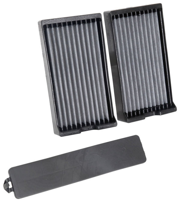 K&N 16-18 Nissan Titan XD Cabin Air Filter (Set of 2) - VF2063 for 2016-2024 Nissan TITAN - front view
