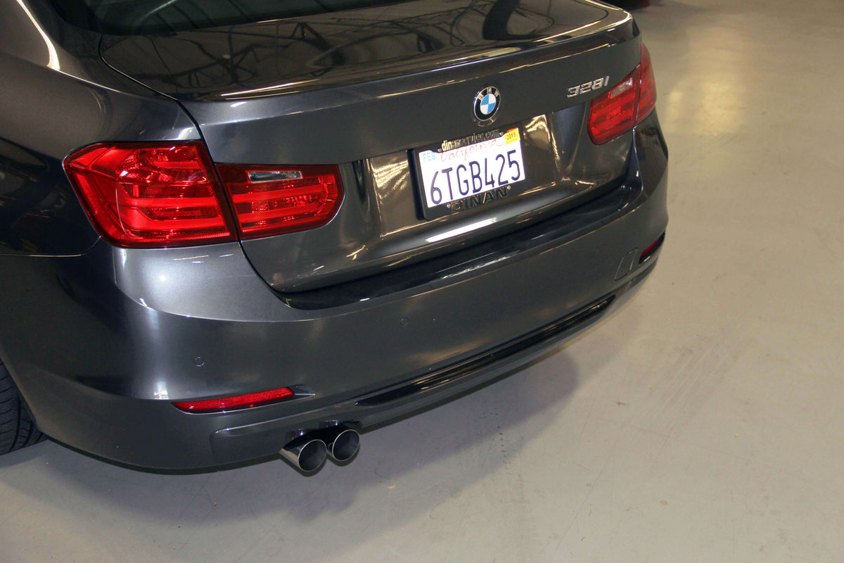 Dinan - Free Flow Axle-Back Exhaust - 2012-2016 BMW 328i/428i - D660-0046-BLK