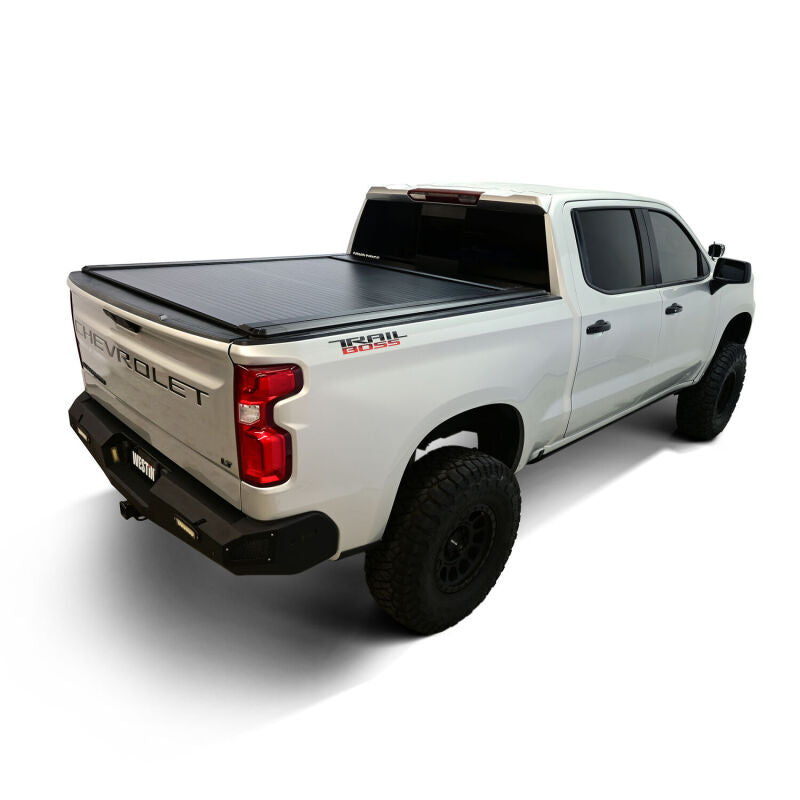 Westin 19-26 GM Silverado/Sierra 1500 5ft 8in Bed Manual Retractable Tonneau Cover - Black - 19-64745