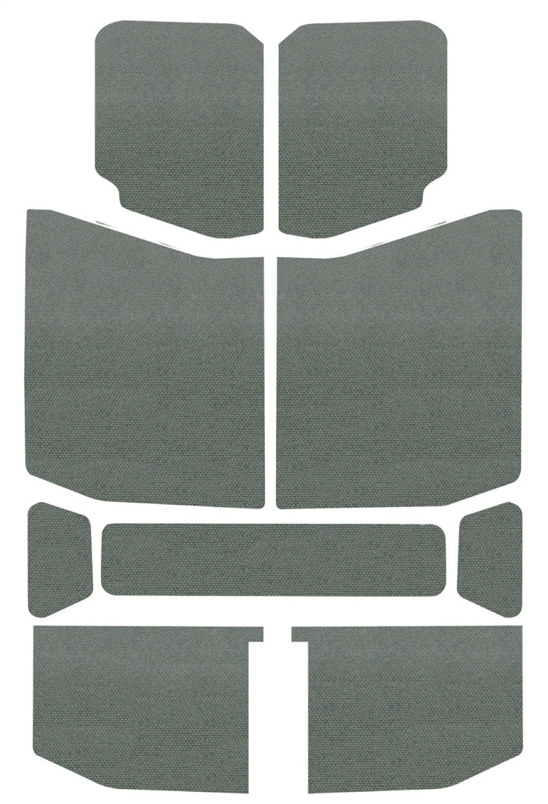 DEI 18-23 Jeep Wrangler JL 4-Door Boom Mat Headliner - 9 Piece - Gray - 50169