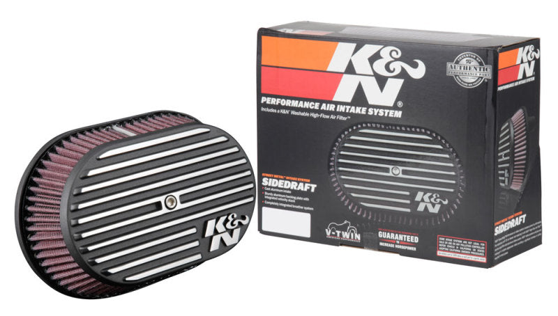 K&amp;N Street Metal Intake System 2017 Harley Davidson Shaker Black H/D Touring Models - RK-3956