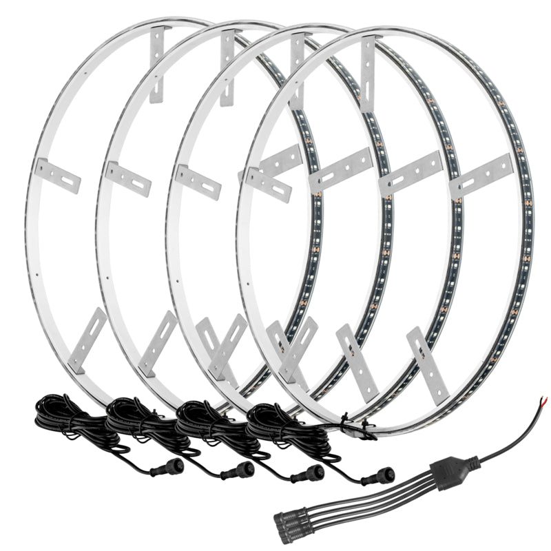 Oracle LED Illuminated Wheel Rings - ColorSHIFT Dynamic - ColorSHIFT - Dynamic SEE WARRANTY - 4215-332