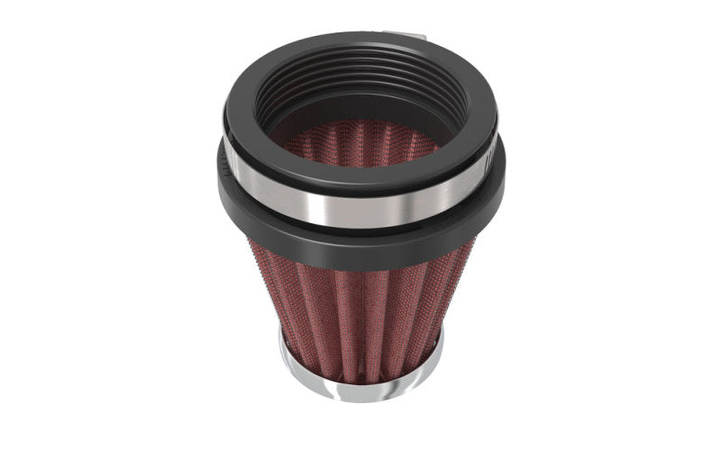 K&amp;N Universal Chrome Filter 2 1/8 inch FLG / 3 inch Bottom / 2 inch Top / 3 inch Height - RC-2330