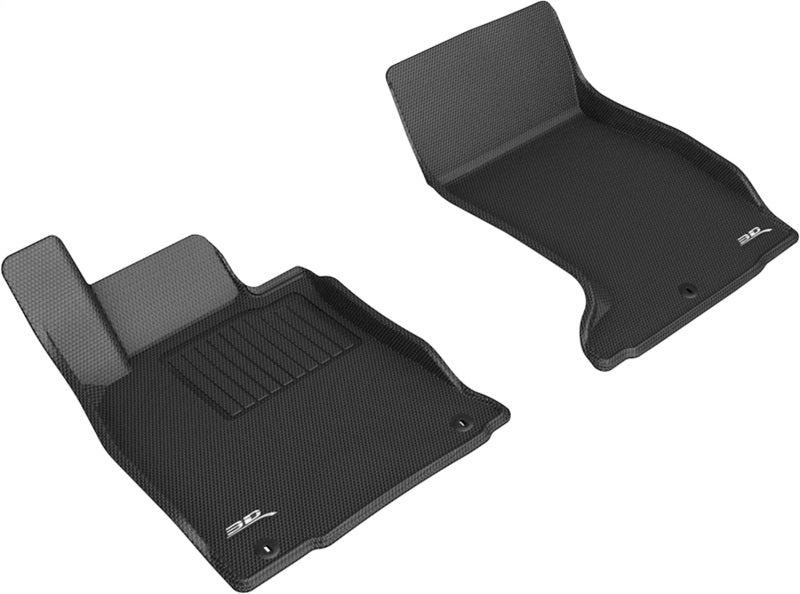 3D MAXpider 2019-2023 Genesis G70 AWD Kagu 1st Row Floormat - Black - L1GS00411509