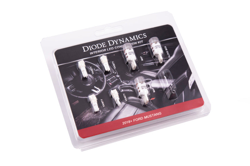 Diode Dynamics 18-23 Mustang Stage 1 Mustang Interior LED Light Kit - Cool - White - DD0359