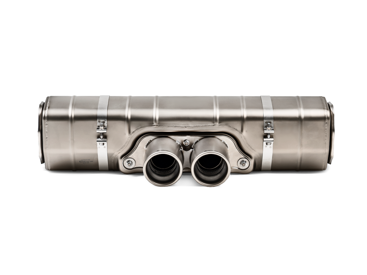 Akrapovic 2018 Porsche GT3 RS (991.2) Slip-On Line (Titanium) w/Titanium Tail Pipe Set - S-PO/TI/10H-TP