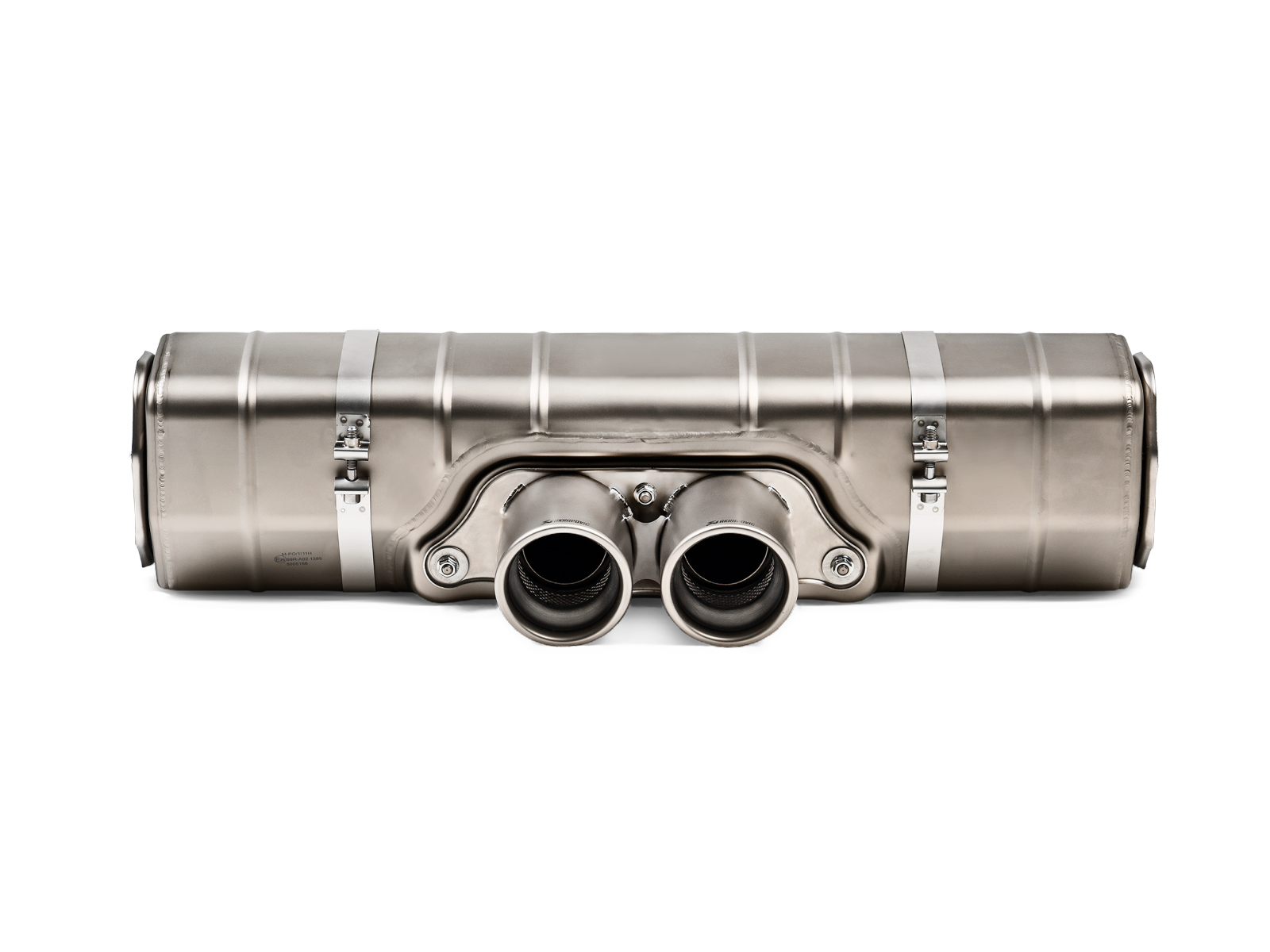 Akrapovic 2018 Porsche GT3 RS (991.2) Slip-On Line (Titanium) w/Titanium Tail Pipe Set - S-PO/TI/10H-TP