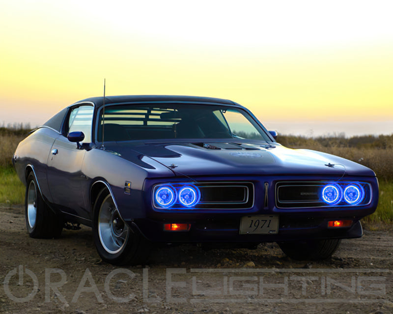 Oracle Pre-Installed Lights 5.75 IN. Sealed Beam - ColorSHIFT Halo SEE WARRANTY - 6904-333