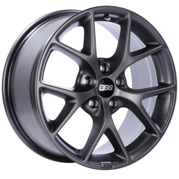 BBS SR 18x8 5x120 ET44 Satin Grey Wheel -82mm PFS/Clip Required - SR035SG by BBS