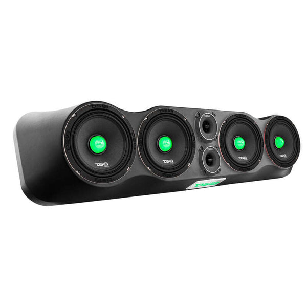 DS18 35in Speaker Enclosure Fits 4 x 6.5in Speakers and 2x 3in Tweeters (Speakers not Included) - EN46-35 - front view