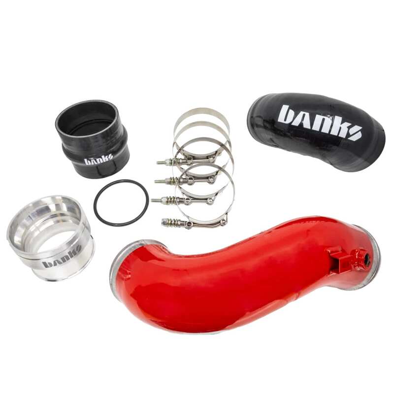 Banks Power 23-24 Ford Super Duty 6.7L High Output Boost Tube Upgrade Kit - Red - 26014