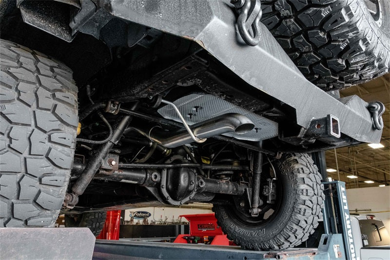 Corsa 2007-2018 Jeep Wrangler JKU 3.6L Sport 2.75in Cat-Back Exhaust w/ Turn Down Tip - 21121