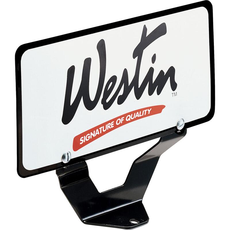 Westin Bull Bar License Plate Relocator - Black - 32-0055