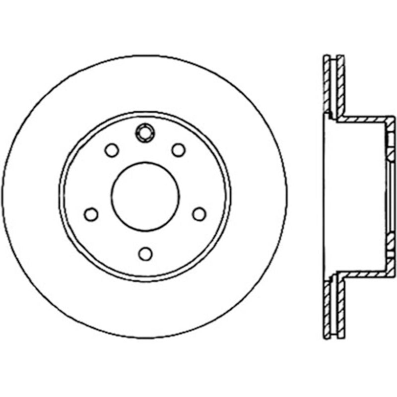 StopTech Power Slot 06-07 350Z / 05-07 G35 / 06-07 G35X SportStop CRYO Slotted Rear Left Rotor - 126.42088CSL