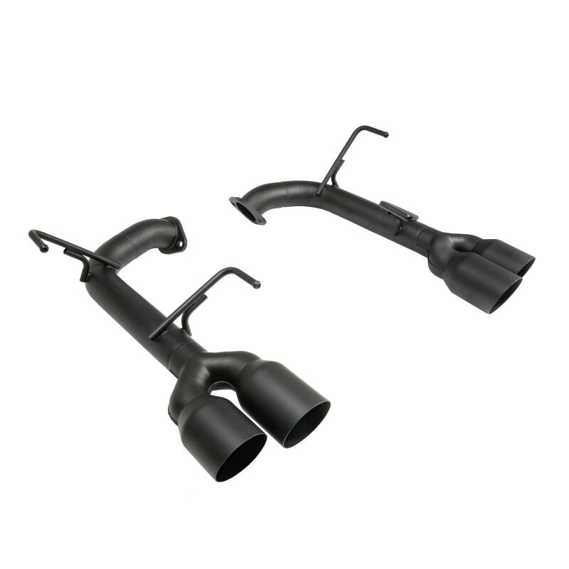 Remark 15-22 Subaru WRX STi VA Axle Back Exhaust Stainless Steel Single Wall Tip 4in Cerakote Black - RO-TSVA-S4B