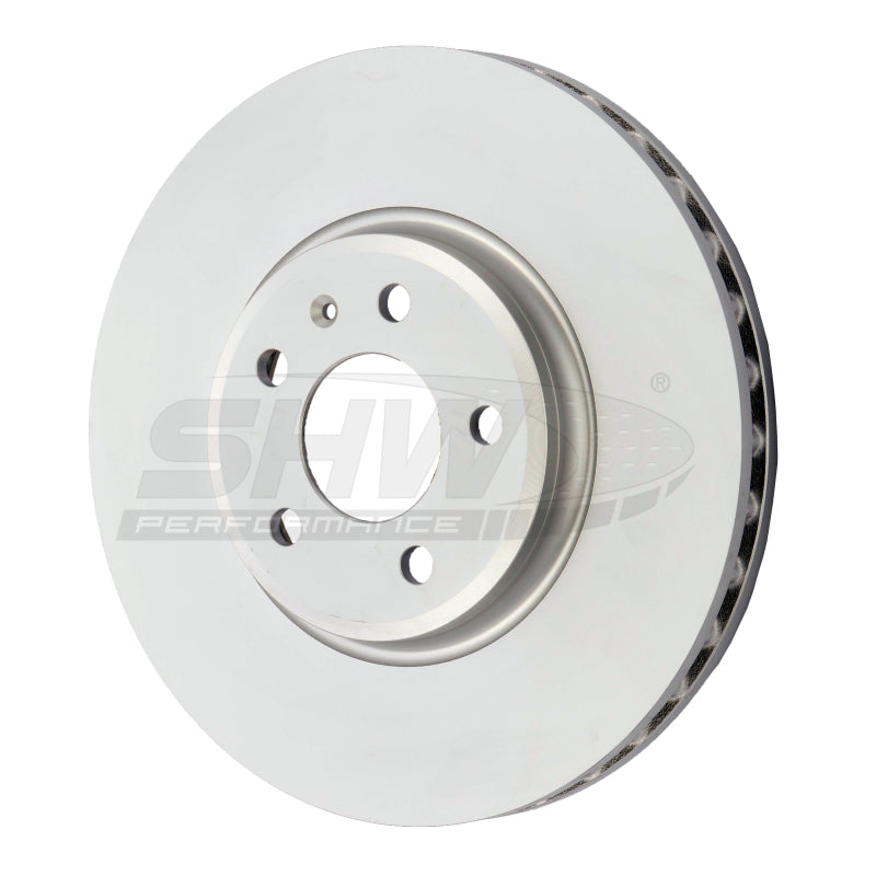 SHW 09-11 Audi A4 2.0L Front Smooth Monobloc Brake Rotor (8K0615301A) - AFX34814 for 2008-2011 Audi A5 - front view