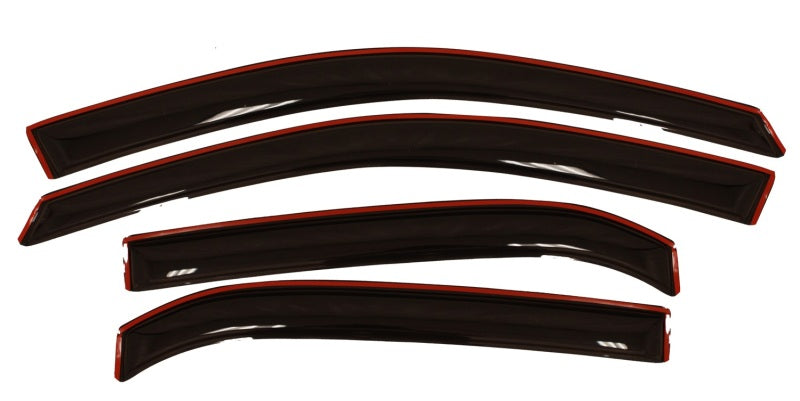 AVS 10-17 Chevy Equinox Ventvisor In-Channel Front &amp; Rear Window Deflectors 4pc - Smoke - 194166